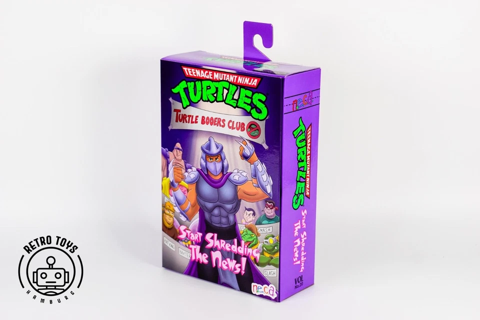 NECA Cartoon SHREDDER PIZZA CLUB Turtles Teenage Mutant Ninja Turtle TMNT Hero - Image 3 of 4