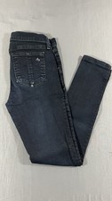 Rag & Bone Skinny Jeans Womens 25 Dark Wash Blue Stretch Made USA