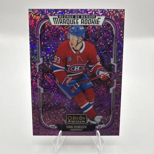 2025-26 O-Pee-Chee Platinum Marquee Rookie Ivan Demidov #232 Violet Pixels /299