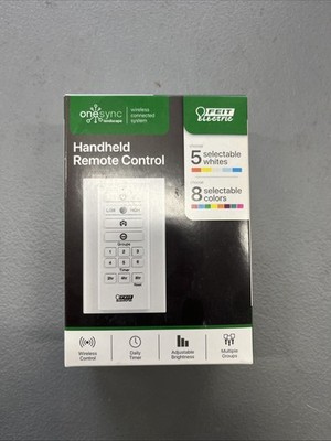 Feit Electric SYNC/REMOTE OneSync Landscape Handheld Remote Control, White