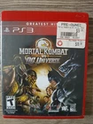 Mortal Kombat vs DC Universe PS3 Tested FRESH DISC Working Case No Manual