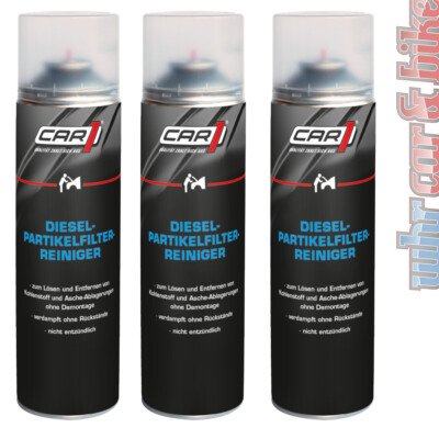 Dieselpartikelfilter Reiniger Rußpartikelfilter 3x 400ml Car1 DPF Regeneration