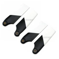 2Pairs TAROT 70mm Carbon Fiber Tail Blade for Align Trex 500 RC Helicopter