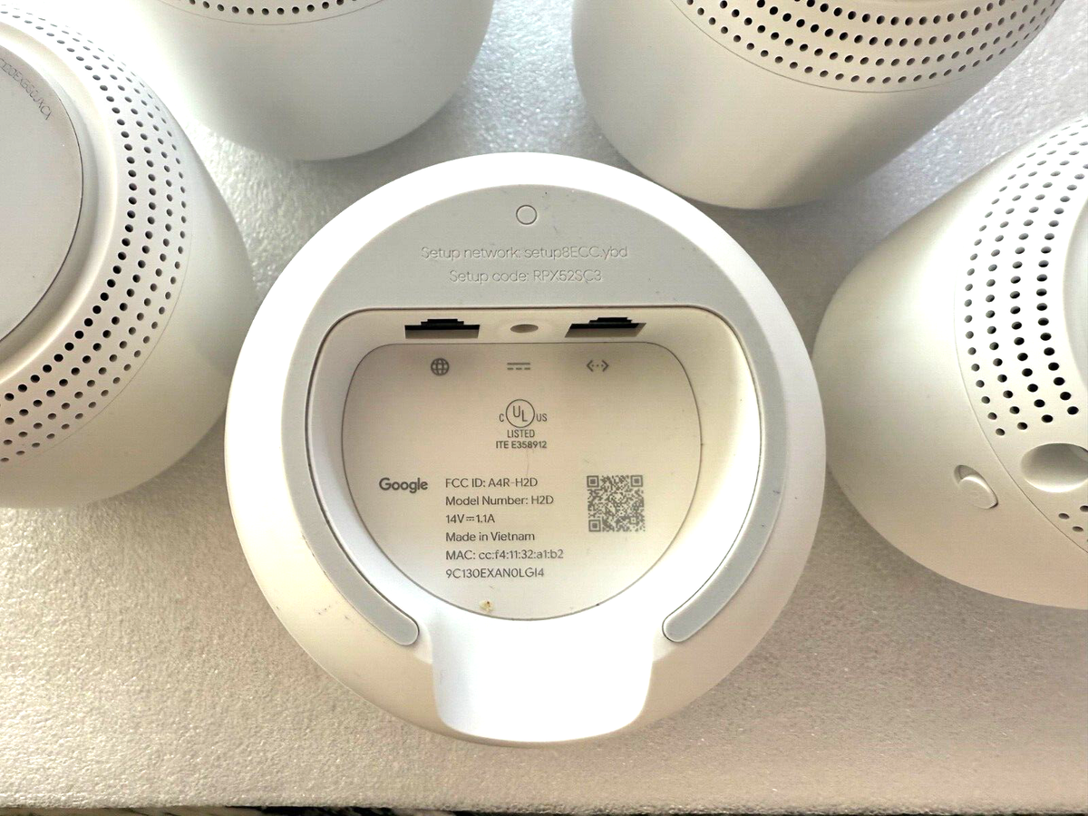 Pack Google Nest Wifi (Routeur + 4 Points) Avec Thermostat – Système Mesh D'occasion