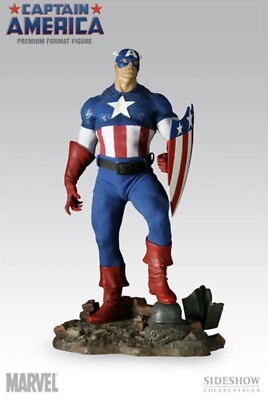 SIDESHOW EXCLUSIVE CAPTAIN AMERICA 1/4 PREMIUM FORMAT FIGURE