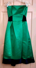 Brand New Alfred Sung Green Size 8 💯% Spaghetti Strap Wedding Dress