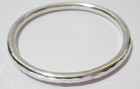 Retired James Avery Sterling Silver Hammered Bangle Bracelet Heavy Solid