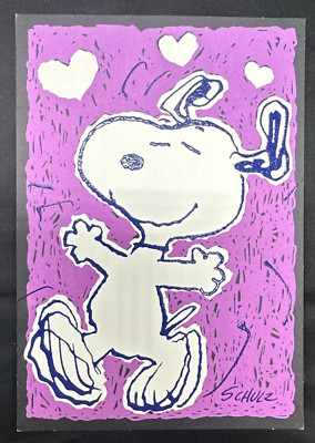 Peanuts Snoopy Every Time I Think Of You I Get A Case Of The Happies Schultz New