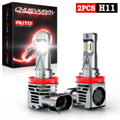 For Jeep Grand Cherokee 2011-2021 2X H11 6000K LED Headlight Low Beam Bulbs Kit