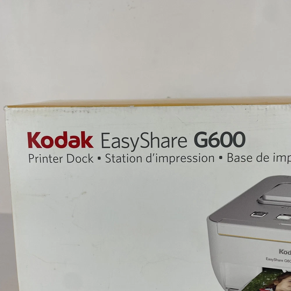 Kodak Easyshare G600 Digital Photo Printer Dock New Sealed Old Stock