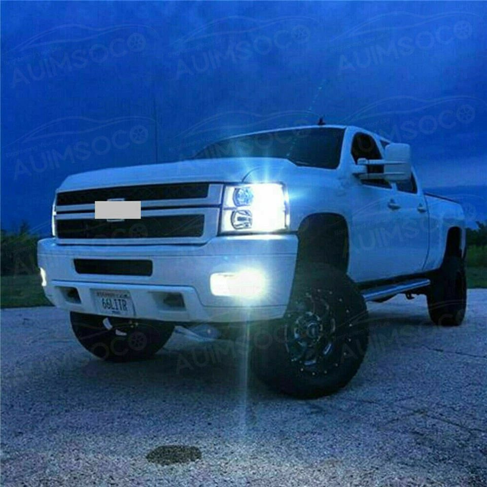 For Chevrolet Colorado 2015-2020 2021 2022 LED Headlight + Fog Light Bulbs Combo - Image 2 of 4