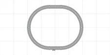 Lionel FasTrack O Scale Oval Train Track Layout 40" X 50" - 52" X 112" Pick Size