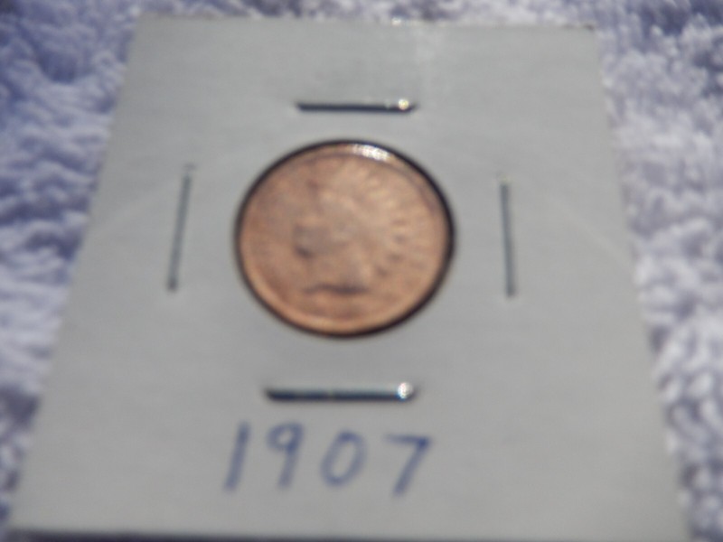 1907 Indian Head Cent Circulated - Perfect For Coin Books!