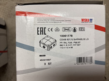 WISKA COMBI 607/5 WATERPROOF JUNCTION BOXES TERMINAL 110x110x66 GREY