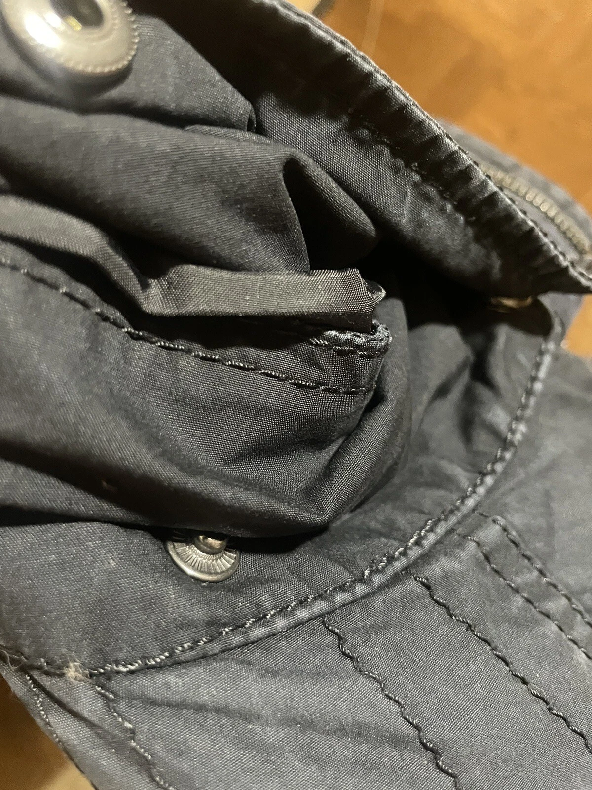 ESPRIT DEAN WINCHESTER SUPERNATURAL INSPIRED JACKET BLACK BLUE M TUCK AWAY HOOD - product detail image 10