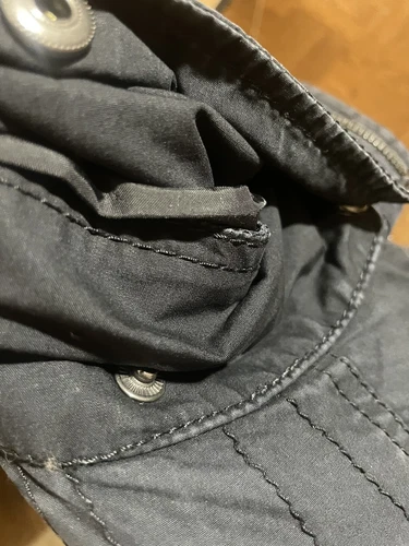 ESPRIT DEAN WINCHESTER SUPERNATURAL INSPIRED JACKET BLACK BLUE M TUCK AWAY HOOD image 10