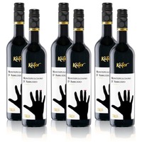 KäFer Montepulciano D'abruzzo Doc, Trocken, Sortenreines Weinpaket (6X0,75L)