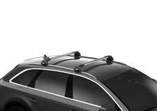 Thule Dachträger Edge Flush Rail WingBar Edge silber für PEUGEOT 3008 SUV