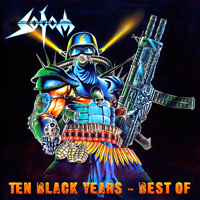 Sodom Ten Black Years Best Of 12x12 Album Cover Replica Poster