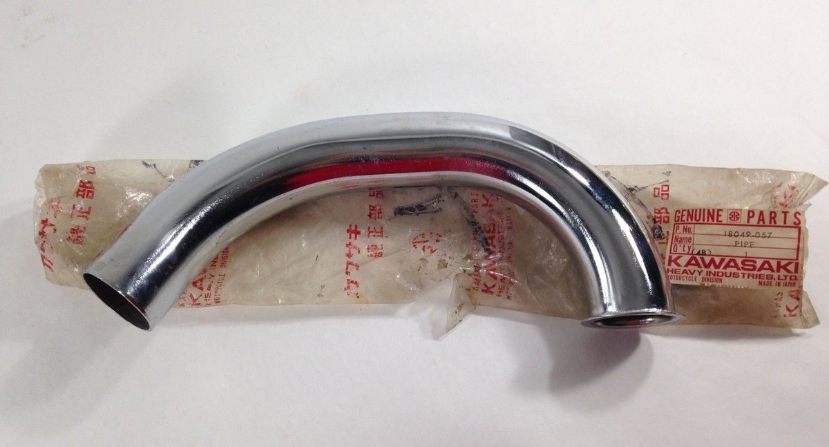 NOS KAWASAKI A7 RIGHT SIDE EXHAUST HEAD PIPE | eBay