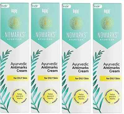 Bajaj Nomarks Ayurvedische Antimarks Creme für fettige Haut 25 gm (4er Pack) Fs
