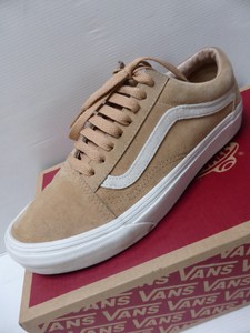 vans beige en daim