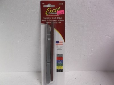 EXCEL #55685 SANDING STICK & BELT FACTORY SEALED GRAY