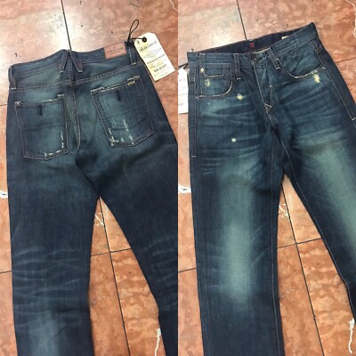 Men's Sinclair Dark Vintage Blue Fashion Denim Pants