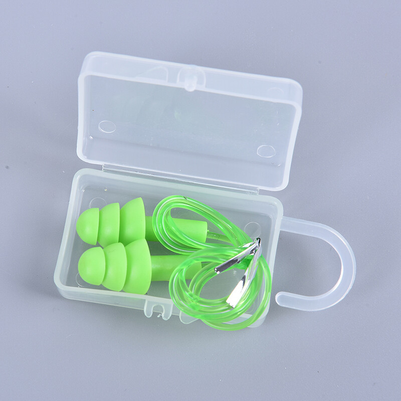 Waterproof Silicone Ear Plugs Sleep Noise Prevention Earplugs Noise