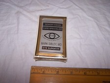 Vintage MARK SIBLEY MD Playing Cards EYE SURGEON - Florida - Made in USA