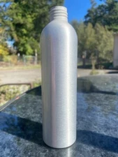 47 bottles of 8oz/227.3 ml unused new empty brushed aluminum Bottles 24/410