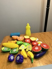 16 Pieces Pretend Food Set- Food And Pretend Soap And Sponge. Great For Any Kid