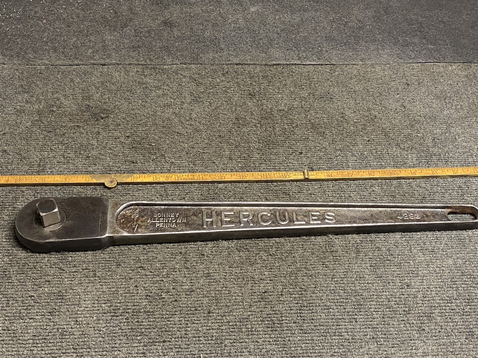Rare Vintage Bonney Hercules 3/4” Drive Push Through Ratchet No. 4292 USA eBay