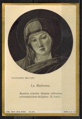 Gottesbild - - Die Madonna - Giovanni Bellini - Ref.A11
