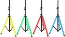 ALPHASONIK UNIVERSAL 6' ADJUSTABLE VARIABLE LED LIGHTS TRIPOD DJ SPEAKER STAND