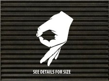 Made You Look Hand Decal Sticker Drift Honda Toyota Ok Funny Jdm Car Truck Made You Look Hand Decal Sticker Drift Honda Toyota Ok Funny Jdm Car Truck
