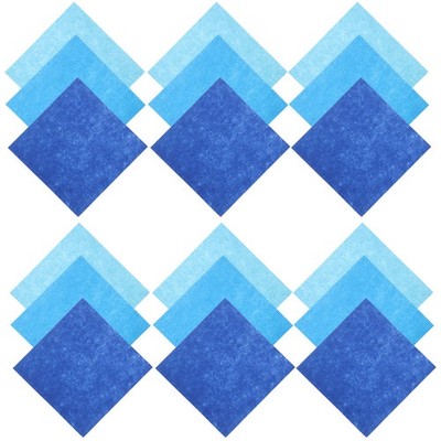 18pcs Patchwork Stoffblätter nähen Bastelstoffblätter Handwerk DIY -Materialien