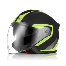 Origine 3/4 Open Face Motorcycle Helmet Double Visor For Scooters Dot Approved