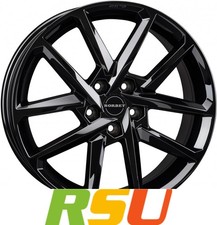 4x Borbet N black glossy 8x18" ET40 LK5 112 ML 66.5 Alufelgen 18 Zoll