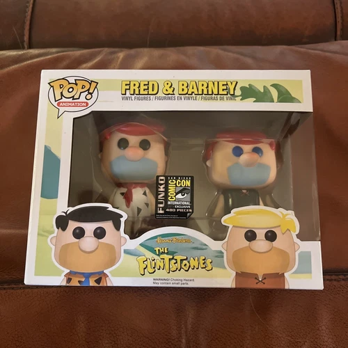 Funko Pop! Fred & Barney The Flintstones 2 Pack 2014 SDCC 480 Pc-see Details