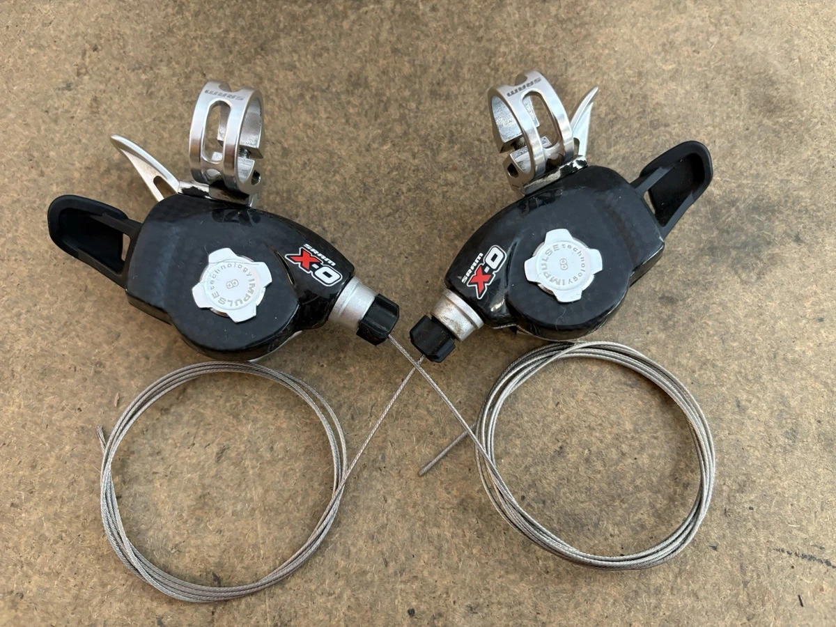 Commandes De Dérailleur Vélo MTB SRAM X-0 Carbone 9x3 S