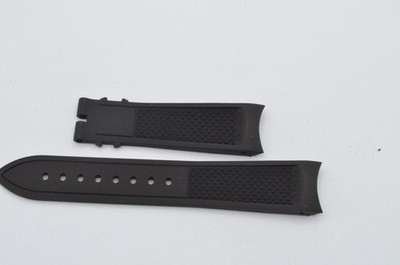 Breguet Marine Rubber Bracelet 18Mm For Folding Clasp 16Mm Black New