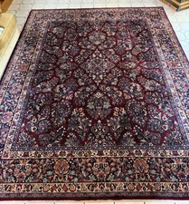 KARASTAN RUG 700 Series 785 RED SAROUK 8.8x10.6 Very Nice #5084