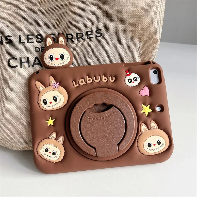 Funda protectora con patrón de animales de dibujos animados para iPad 11 10th 10.9" 9 8 7 mini6 5 4 Air Foto 2 de 4