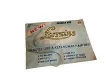 Vintage 50s Lorraine Regular Size Hair Net Grey Human Hair-Like