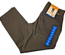 Eddie Bauer Women's Horizon Straight Ankle Pants, Black, Size 10