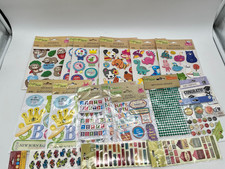Stickers Lot of 18 Packs Misc Birthday Baby Animals Crafts