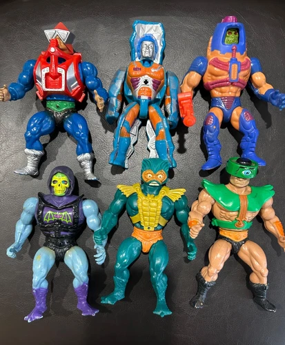 HE MAN MOTU ACTION FIGURE LOT 80’s VINTAGE USED FIGURES!