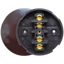 20 Amp 4 Way Junction Box 80mm Brown 20A 4 Terminal Electrical Wiring Cable