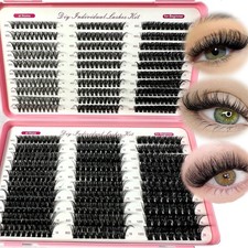 570/640pcs DIY Cluster Lashes 30D 100D Fluffy...